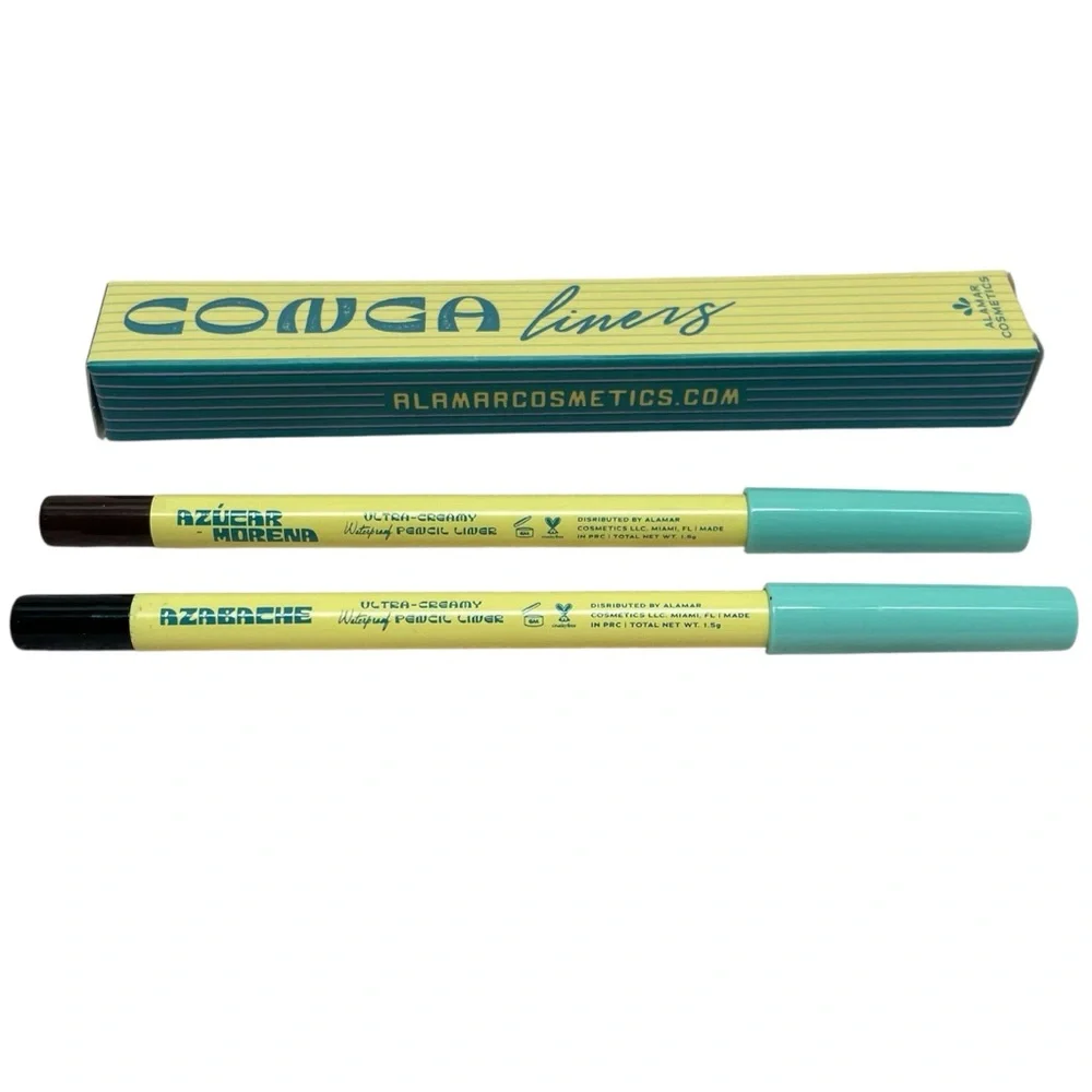 ALAMAR COSMETICS Conga Liners Duo‎ in Black & Brown NIB